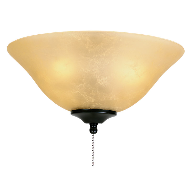 Fanimation 6" H x 9" W Glass Bowl Ceiling Fan Bowl Shade Wayfair